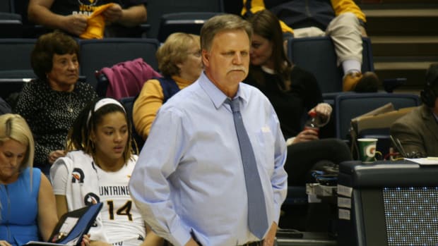 West Virginia Women's Basketball Coach Mike Carey